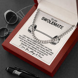 To My Swolemate Cuban Necklace, Man Jewelry, Valentine Gift For Man, From His Swolemate, Best Birthday Gift For Man