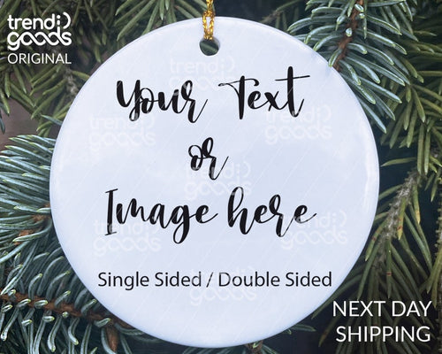Custom Ornament, Custom Image Ornament, Image Ornament, Christmas Ornament, Picture On Ornament, My Own Ornament, Anniversary Ornament