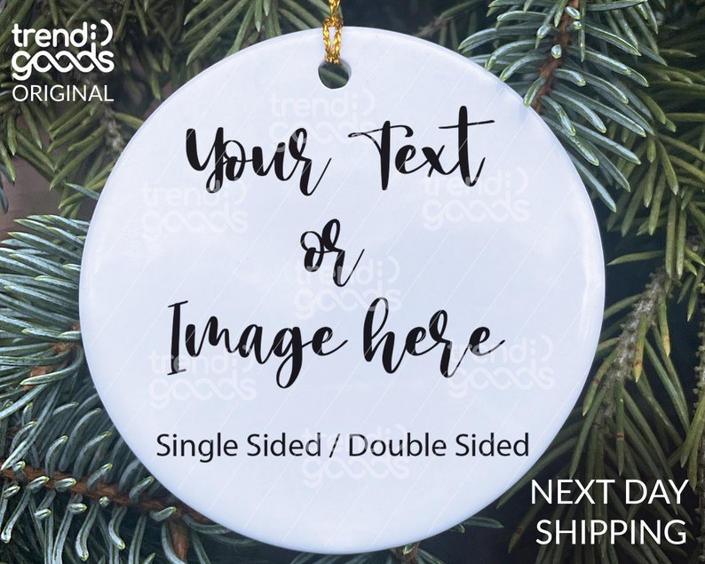 Custom Ornament, Custom Image Ornament, Image Ornament, Christmas Ornament, Picture On Ornament, My Own Ornament, Anniversary Ornament
