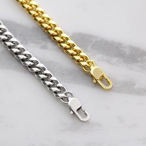 To My Husband Cuban Chain Necklace Anniversary Gift For Husband Husband Birthday Husband Gift From Wife Father's Day