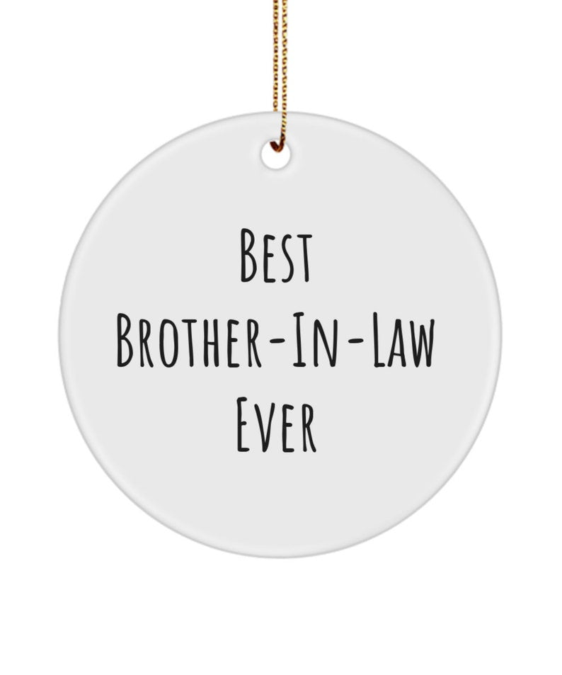 Brother In Law Ornament, Brother In Law, Younger Brother, Bonus Brother, Brother In Law, Brother Ornament, Older Brother Gift, In Law Gift