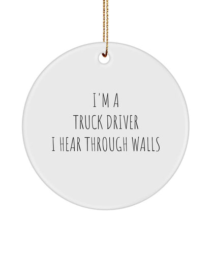 Hood Ornaments For Trucks, Funny Ornaments For Truck Drivers, Gift Ideas For Truck Drivers