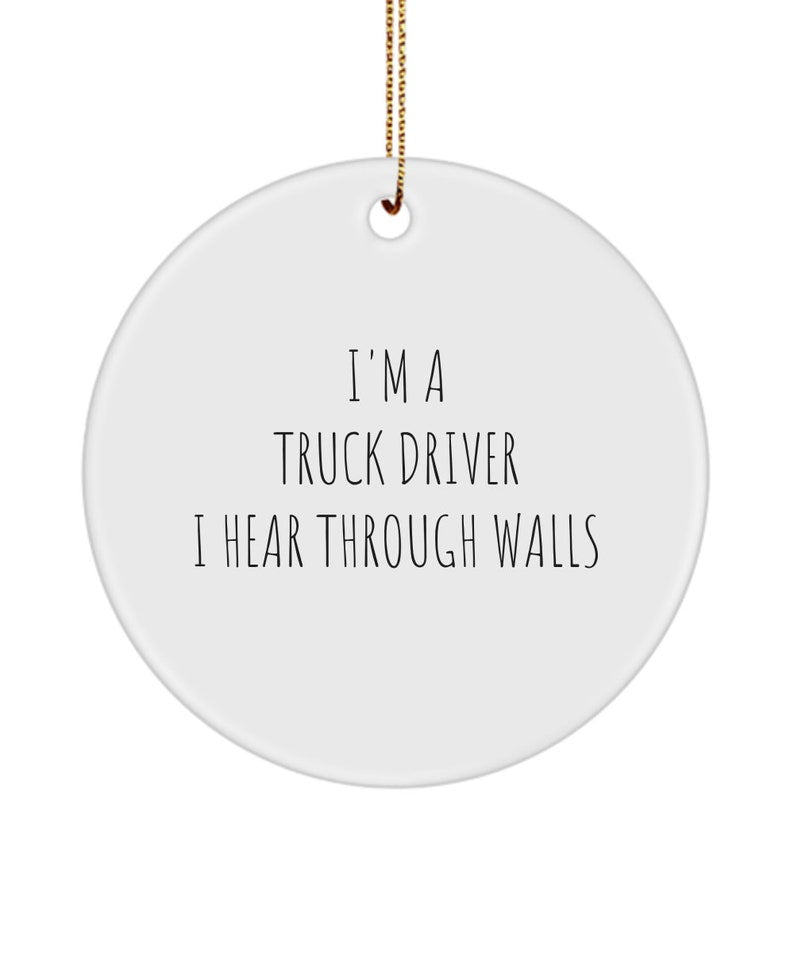 Hood Ornaments For Trucks, Funny Ornaments For Truck Drivers, Gift Ideas For Truck Drivers