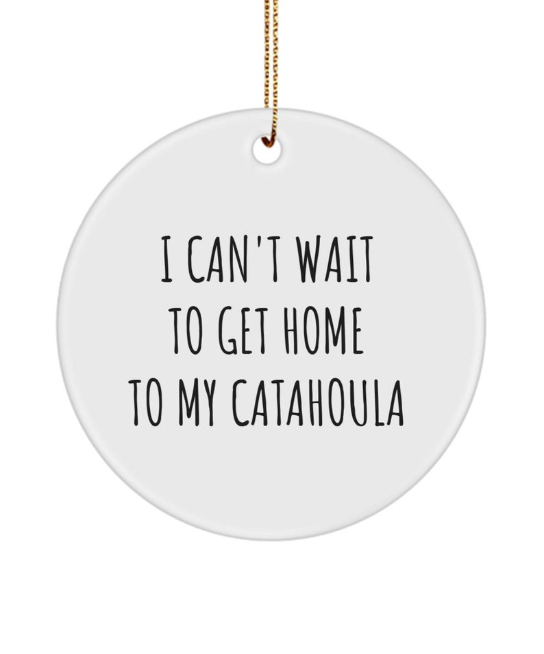 Catahoula Leopard Dog Ornament, Catahoula Lovers, Gift For Catahoula Leopard Dog Moms, Office Decorative Ornament Gift