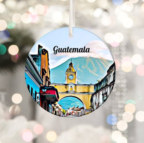 Guatemala Ornament, Anniversary Gift, Guatemala Gift, Souvenir Gift, Travel Gift, Travel Ornament, Housewarming Gift, Gift For Him, Travel