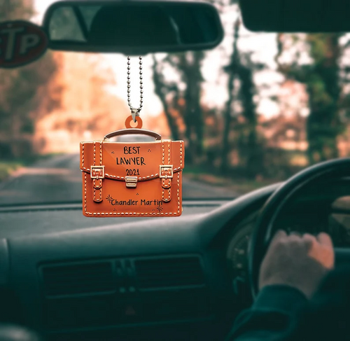 Personalized Best Lawyer Christmas Ornament, Lawyer Lover Ornament