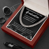 Graduation Gift - It's time to celebrate all the hard work that led to this joyful occasion - College, High School, Senior, Master Graduation Gift - Class of 2022 Cuban Link Chain - LX035A