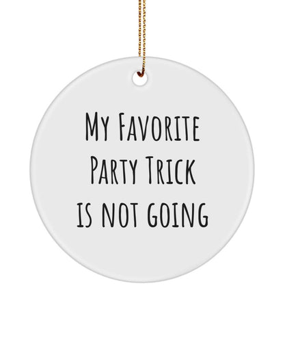 Introvert Funny Ornament, Gift For Introverts, Infj Gifts, Intj, Isnf Gift Ideas, Gifts For Best Friends, Introvert Ornament Present