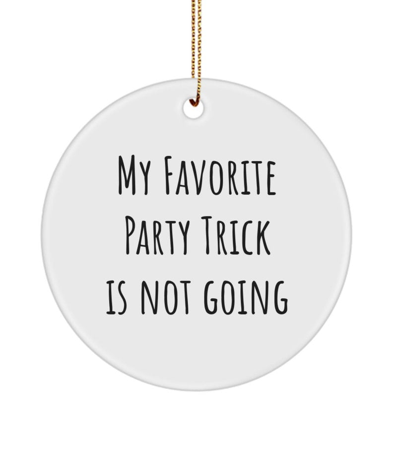 Introvert Funny Ornament, Gift For Introverts, Infj Gifts, Intj, Isnf Gift Ideas, Gifts For Best Friends, Introvert Ornament Present