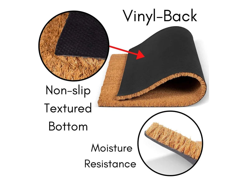 Outdoor Mat- Feliz Navidad Text Only Doormat Home Decor
