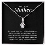 Jewelry, Necklace, Mother's Day Gift, I Love You Mom, I really Do, Alluring Beauty Necklace Gift To Mom From Daughter Son