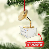 Ornaments Custom Name Vinyl Record Ornament, Personalized Vinyl Record, Gift For Music Lover