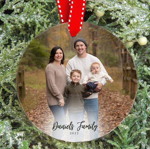 Personalized Family Christmas Ornament, Family Ornament, Christmas Ornament, Custom Ornament, Photo Ornament
