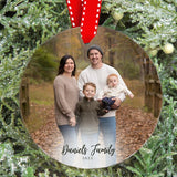 Personalized Family Christmas Ornament, Family Ornament, Christmas Ornament, Custom Ornament, Photo Ornament