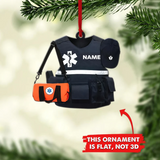 Paramedic Uniform Personalized Ornaments, Christmas Ornament Paramedic Worker Gift