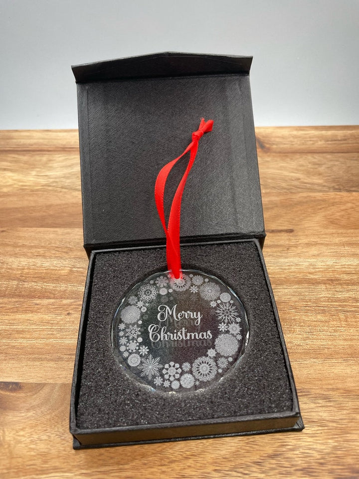 Glass Ornament | Crystal Glass | Engraving | Christmas | Tree Decorations | Window Decoration | Jubilee Ornament