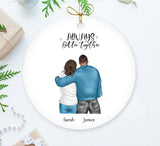 Ornament For Boyfriend, Ornament For Husband, First Christmas Together, Anniversary Ornament, Gift For Her, Gift For Wife, Couple Ornament