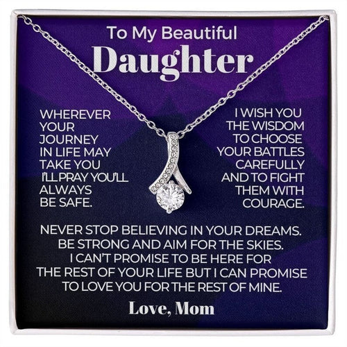 Daughter Gift from Mom, Alluring Beauty Necklace , Birthday Present from Mother to Daughter, Teenage Girl, Young Woman Gift, Graduation Gift