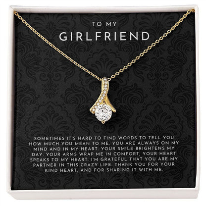 Necklace For Girlfriend - Valentines Day Gift, Girlfriend Gifts, Girlfriend Birthday Gifts, Girlfriend Jewelry, Alluring Beauty Necklace