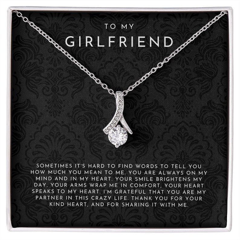 Necklace For Girlfriend - Valentines Day Gift, Girlfriend Gifts, Girlfriend Birthday Gifts, Girlfriend Jewelry, Alluring Beauty Necklace