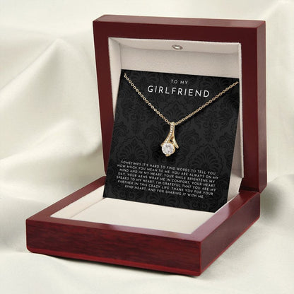 Necklace For Girlfriend - Valentines Day Gift, Girlfriend Gifts, Girlfriend Birthday Gifts, Girlfriend Jewelry, Alluring Beauty Necklace