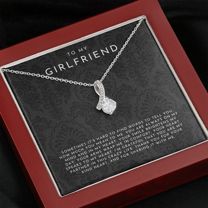 Necklace For Girlfriend - Valentines Day Gift, Girlfriend Gifts, Girlfriend Birthday Gifts, Girlfriend Jewelry, Alluring Beauty Necklace