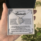To My Soulmate, Forever Love Necklace, Valentine Gifts For Her, Gift For Girlfriend Wife