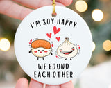 Anniversary Ornament, Dating Anniversary, Newlywed Ornament, 5Th Anniversary, 10Th Anniversary, Husband Ornament, Girlfriend Ornament, Sushi