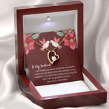 Valentine Gift Present From Soulmate Forever Love Necklace from boyfriend / Husband, Luxury Jewelry Box with Message Card