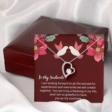Valentine Gift Present From Soulmate Forever Love Necklace from boyfriend / Husband, Luxury Jewelry Box with Message Card