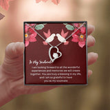 Valentine Gift Present From Soulmate Forever Love Necklace from boyfriend / Husband, Luxury Jewelry Box with Message Card