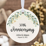 Personalised 50Th Anniversary Souvenir, 50Th Wedding Anniversary Souvenir, 50Th Anniversary Gift For Wife,  Any Wedding Anniversary