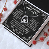 To My Soulmate Necklace, Valentine Gift For Her, Gift For Soulmate, Gift For Her, Forever Love Necklace