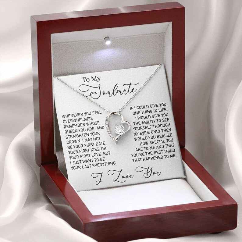 My Soulmate, Soulmate Gift, Soulmate Necklace, Forever Love Necklace, Anniversary Gift