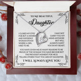 To My Beautiful Daughter, Forever Love Necklace, Daughter Jewelry, Gift From Dad Mom