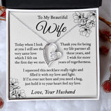 To My Wife Necklace, Forever Love Necklace, Valentine Gift For Her, Gift For Soulmate, Gift For Her