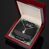 Jewelry, Necklace, Personalized Message Card, Garden Frame, Mother's Day Gift,  Alluring Beauty Necklace Gift For Mom From Daughter, Son
