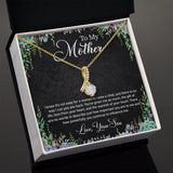 Jewelry, Necklace, Personalized Message Card, Garden Frame, Mother's Day Gift,  Alluring Beauty Necklace Gift For Mom From Daughter, Son