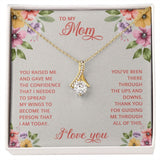 Jewelry, Necklace, Message Card, Mother's Day Gift, Flower Art Corner, Alluring Beauty Necklace Gift, To Mom From Daughter Son