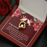 Valentine Gift Present From Soulmate Forever Love Necklace from boyfriend / Husband, Luxury Jewelry Box with Message Card
