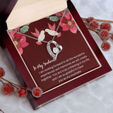 Valentine Gift Present From Soulmate Forever Love Necklace from boyfriend / Husband, Luxury Jewelry Box with Message Card