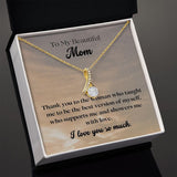 Jewelry, Necklace, Message Card, Evening Sky Pattern, Mother's Day Gift, Alluring Beauty Gift To Mom From Daughter, Son