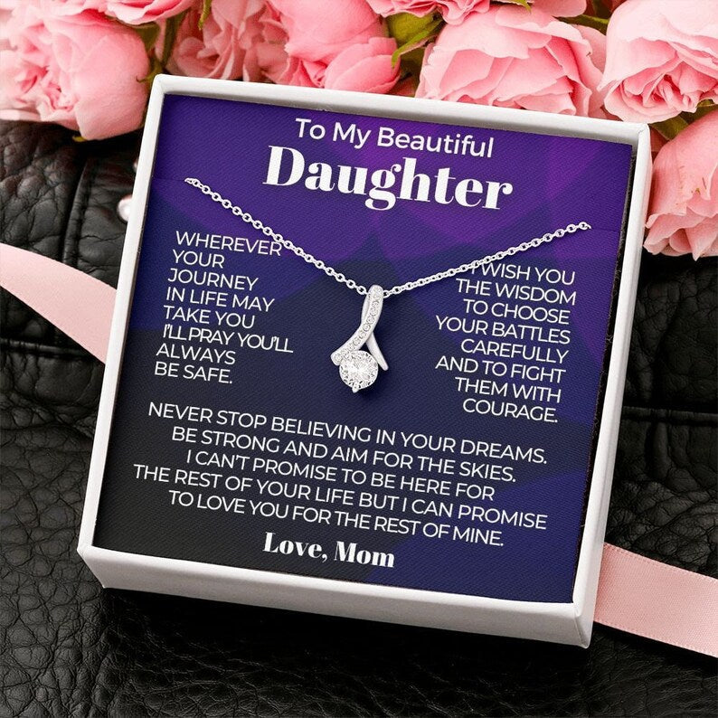 Daughter Gift from Mom, Alluring Beauty Necklace , Birthday Present from Mother to Daughter, Teenage Girl, Young Woman Gift, Graduation Gift