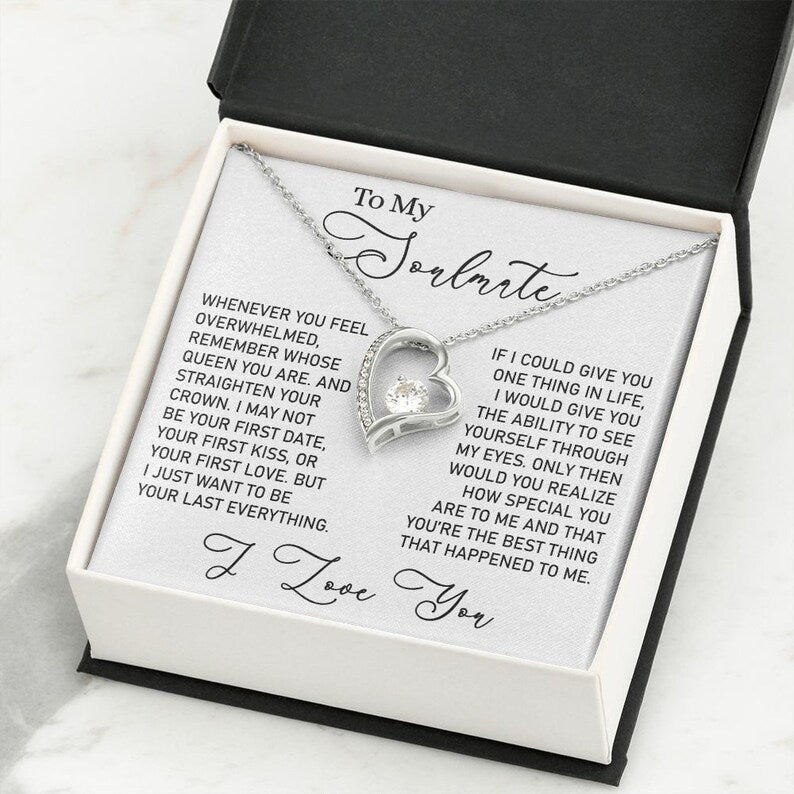 My Soulmate, Soulmate Gift, Soulmate Necklace, Forever Love Necklace, Anniversary Gift