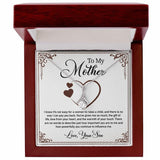Jewelry, Necklace, Personalized Message Card, Heart Shape, Mother's Day Gift, Alluring Beauty Necklace Gift To Mom From Daughter, Son