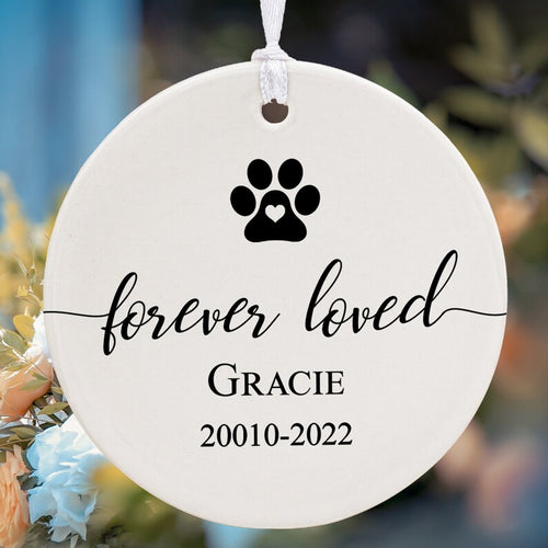 Christmas Decoration, Round White Ceramic Ornament, Dye Sublimation, Round Ceramic Ornament