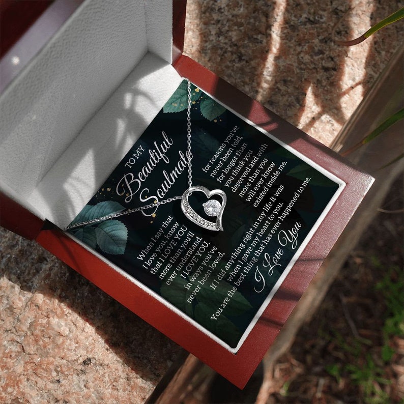 My Soulmate Gift, Soulmate Necklace, Forever Love Necklace, Anniversary Gift