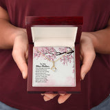 Jewelry, Necklace, Message Card, Pink Cherry Blossom, Mother's Day Gift, Alluring Beauty Necklace To My Other Mother