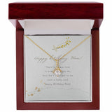 Birthday Gift For Mom - Alluring Beauty necklace, Minimalistic and 14k gold finish, Necklace for Mom