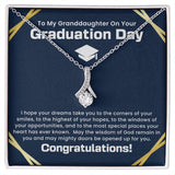 Granddaughter Graduation Jewelry Gift School Senior College Bachelor Masters PhD Doctor Graduation Necklace Alluring Beauty Necklace